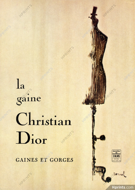 La Gaine Christian Dior (Lingerie) 1965 Darnel, Mannequin