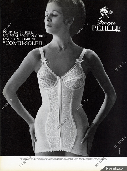 Simone Pérèle (Lingerie) 1966 Bra — Advertisement