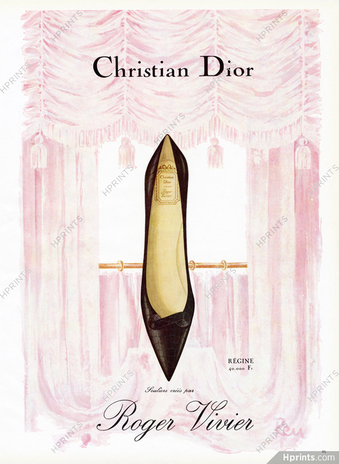 Christian Dior (Shoes) 1959 Modèle Régine, Roger Vivier