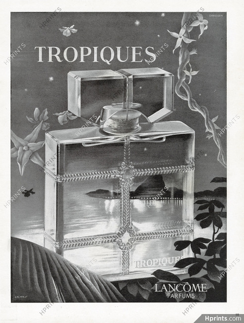 Lancôme 1949 Tropiques, E-M Pérot
