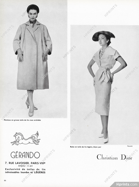 Gérando (Fabric) 1954 Christian Dior, Alla Ilchun, Photo Maywald
