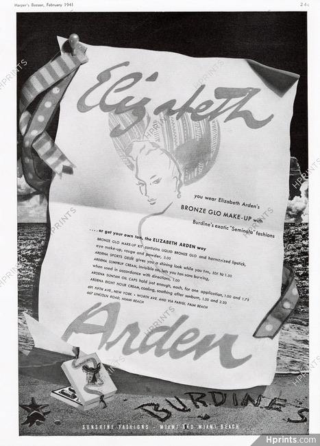 Elizabeth Arden 1941 Bronze Glo Make-Up