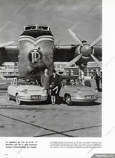 Panhard & Levassor 1959 PL17, Au Bourget, Mr Paul Panhard