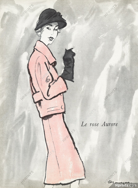 Guy Laroche 1958 Le Rose Aurore, Chatillon Mouly Roussel, Pierre Mourgue