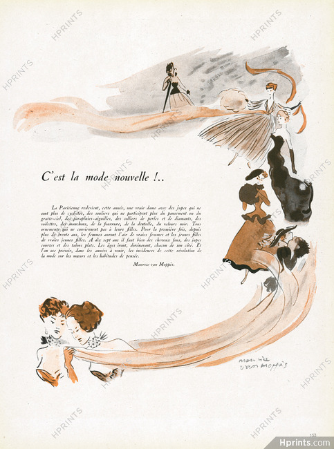 C'est la mode nouvelle !.., 1947 - Maurice Van Moppès, Text by Maurice Van Moppès