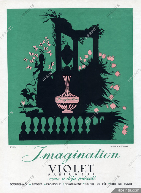 Violet (Perfumes) 1946 Imagination, Louis Ferrand