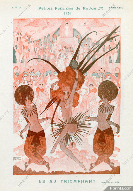 Le Nu Triomphant, 1924 - Armand Vallée Petites Femmes de Revue, Oriental Costumes, Chorus Girl