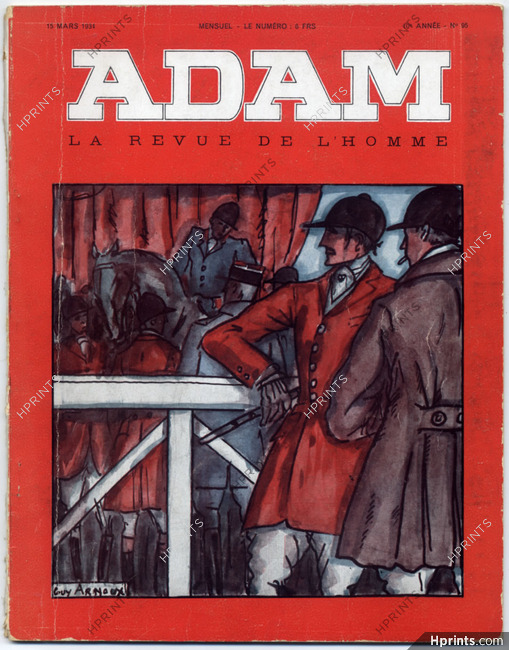 Adam La Revue de l'Homme 1934 N°95, Guy Arnoux
