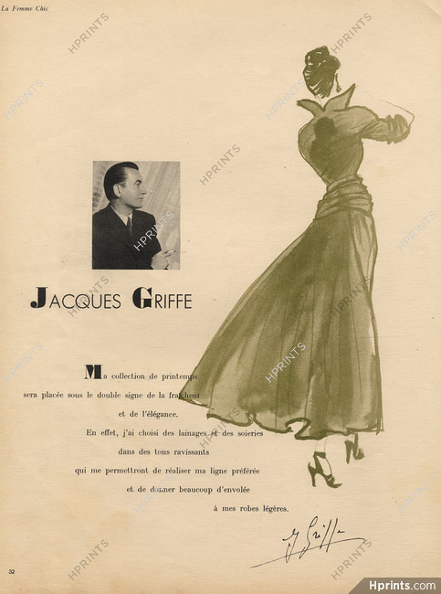 Jacques Griffe 1946 René Gruau