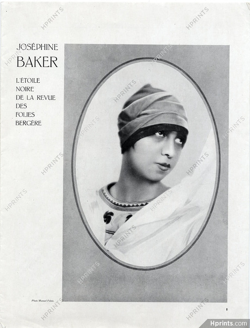 Joséphine Baker 1926 Photo Manuel Frères