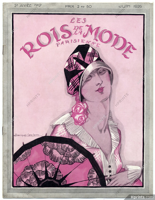 Les Rois de la Mode Parisienne 1926 N°7, Ombrelle