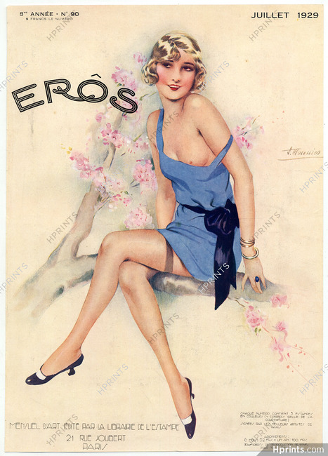 Suzanne Meunier 1929 Eros Cover