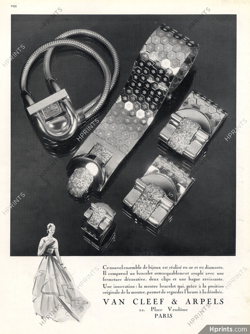 Van Cleef & Arpels 1936 Bijoux en or et diamants