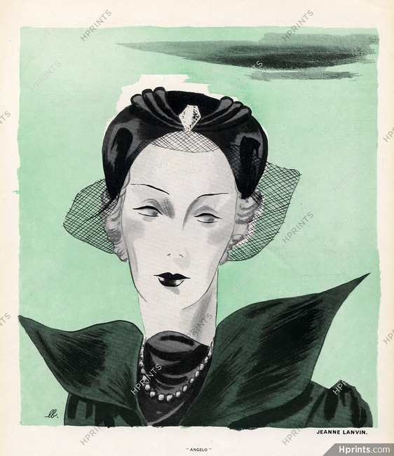 Jeanne Lanvin (Millinery) 1935 Léon Bénigni