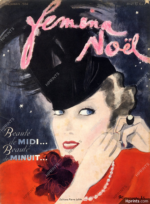 Pierre Mourgue 1935 Femina Cover