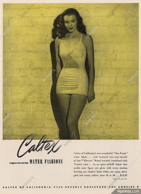 Caltex of California 1947 Water Fashions, Swimwear