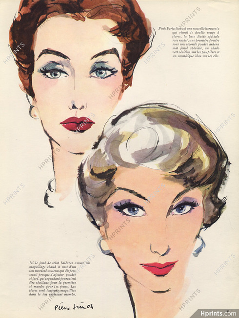 Pierre Simon 1953 Lipstick, Making-up