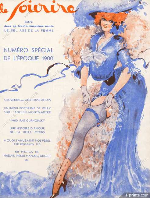 Vald'Es 1933 Stockings, Le Sourire Spécial Belle Époque 1900