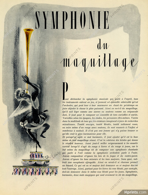 Symphonie du Maquillage, 1950 - Françoise Estachy