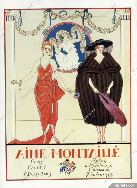 Aine Montaillé 1920 George Barbier, Art Deco