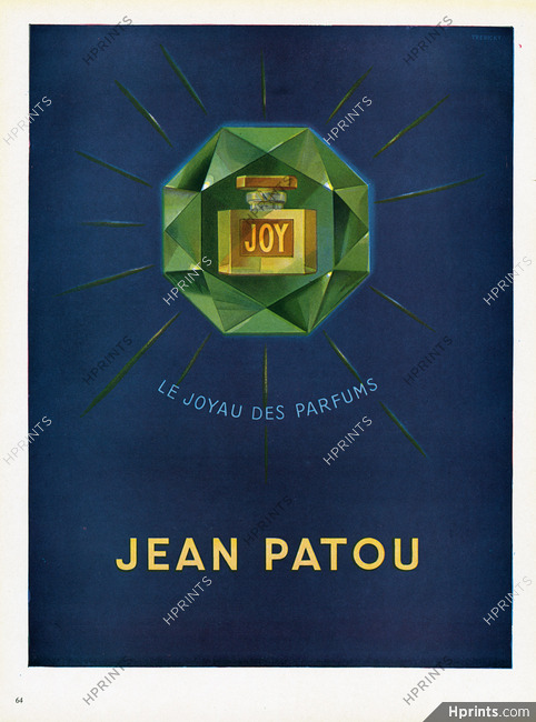 Jean Patou (Perfumes) 1946 "Joy" Le Joyau des Parfums
