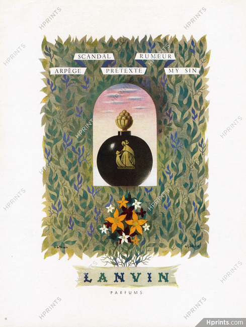 Lanvin (Perfumes) 1946 Nathan