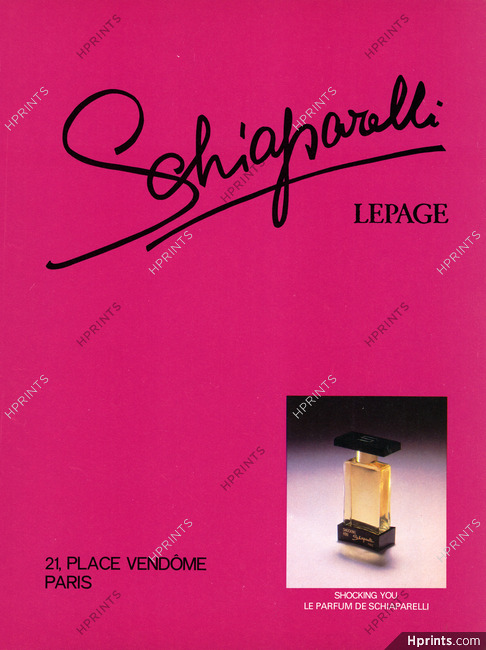 Schiaparelli (Perfumes) 1978 Shocking You, Lepage