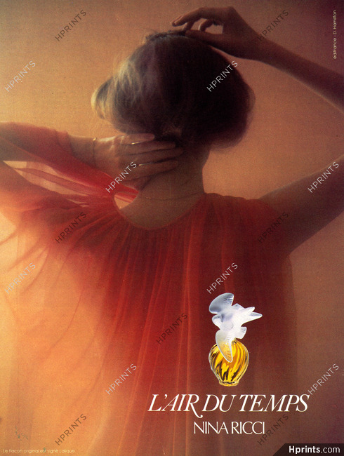 Nina Ricci (Perfumes) 1984 L'Air du Temps, Photo David Hamilton