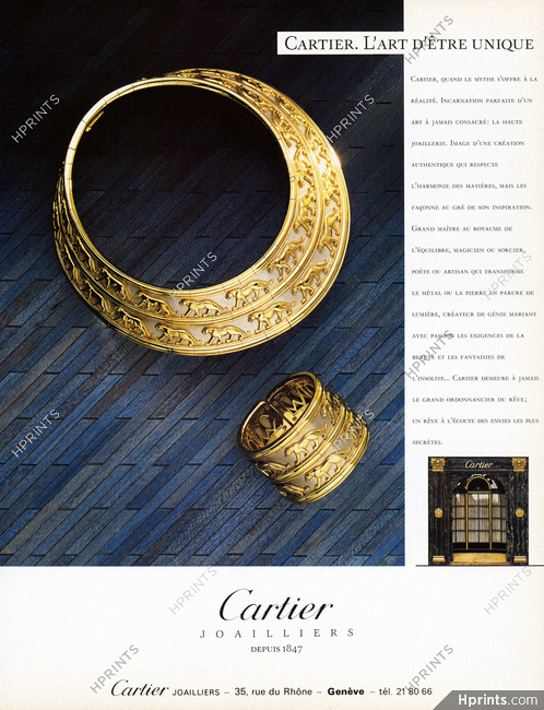 Cartier 1989 L'Art d'être unique