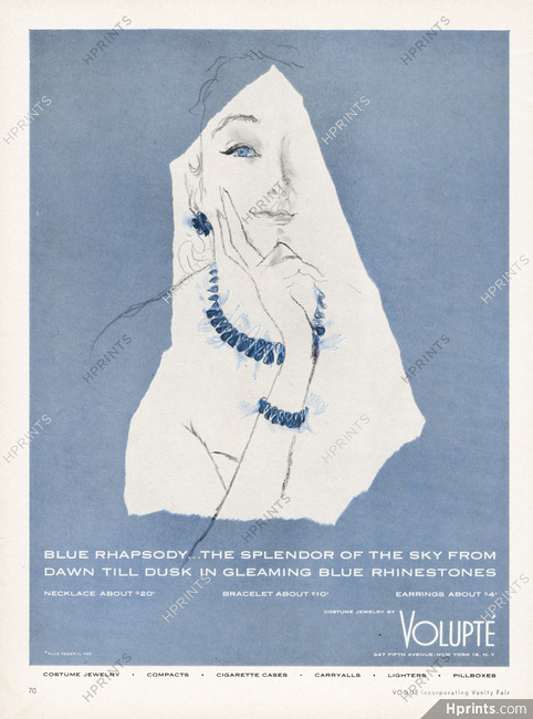 Volupté 1953 Costume Jewelry
