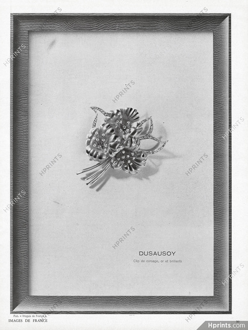 Dusausoy 1942 Brooch Flower