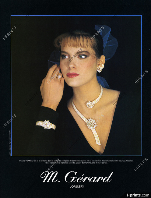 M. Gérard (High Jewelry) 1985 Parure "Ganse"