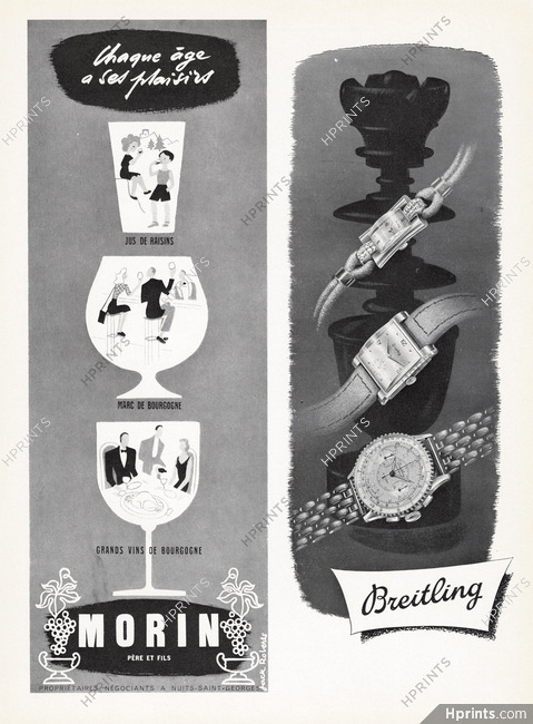 Breitling (Watches) 1947 Morin (Wine)