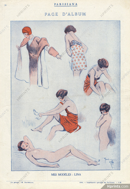 René Giffey 1931 Art Model Lina