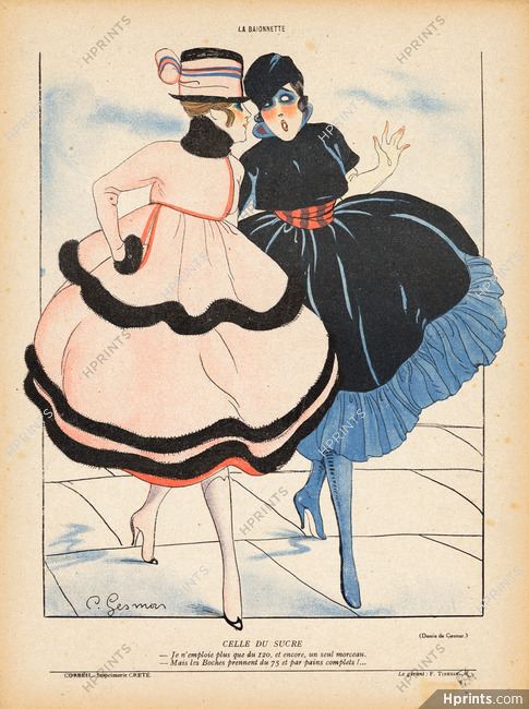 Charles Gesmar 1916 Elegantes Fashion Dresses