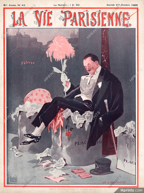 Léonnec 1923 Job à Montmartre, La Vie Parisienne Cover