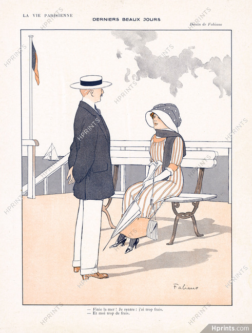 Fabiano 1910 Derniers Beaux Jours, Seaside
