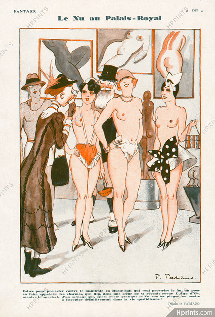 Le Nu au Palais-Royal, 1928 - Fabiano Nudity in Art