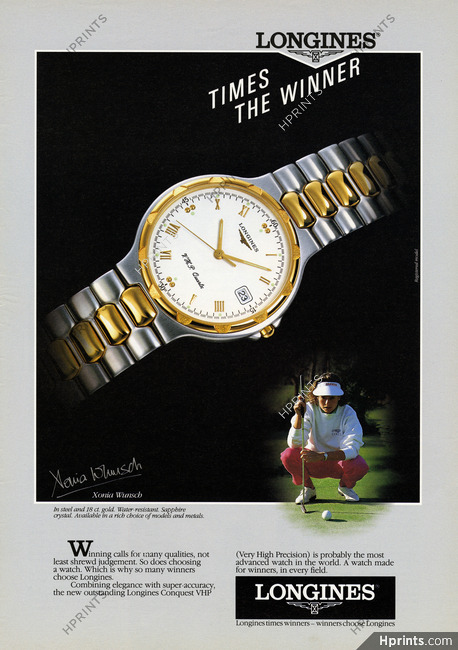 Longines (Watches) 1991 Xonia Wunsch, Golfer, Conquest VHP Quartz (L)