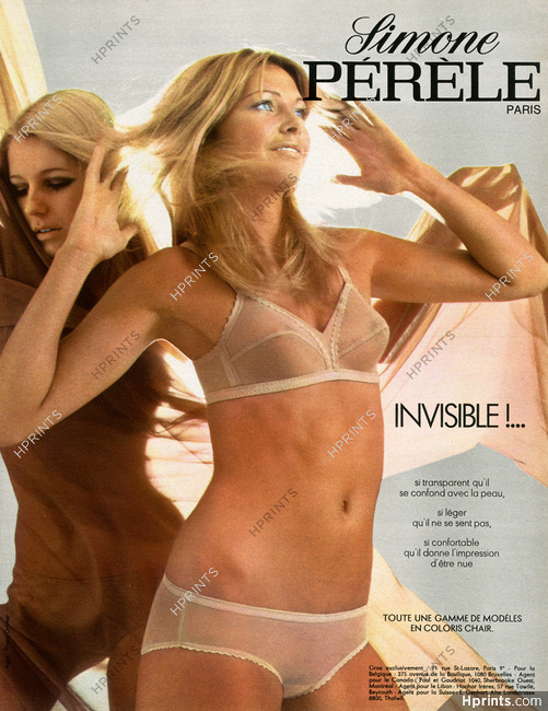 Simone Pérèle 1970 Invisible ! Bra, Panties