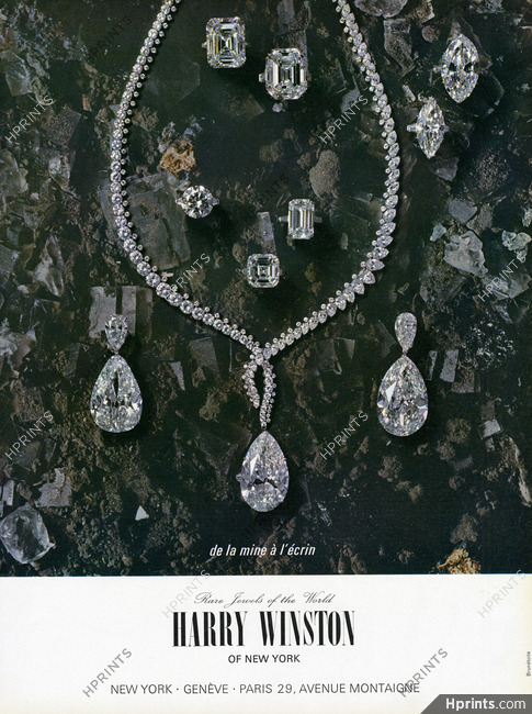 Harry Winston 1966 Necklace, Rings, Earrings, "Rare Jewels of the World"