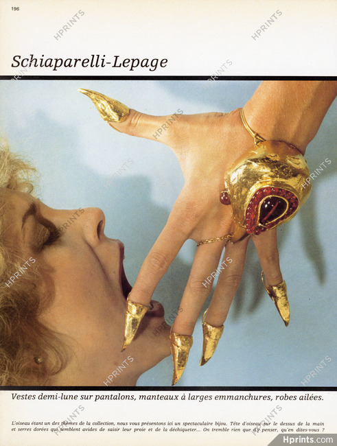 Schiaparelli - Lepage (Jewels) 1978 Un spectaculaire bijou