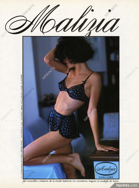 La Perla (Lingerie) 1991 Photo Carlo Orsi, Embroidery lace
