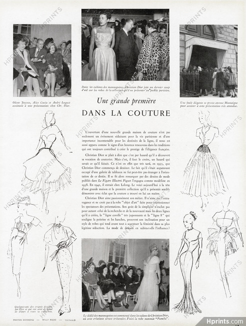 Une Grande Première dans la Couture, 1947 - Christian Dior's
