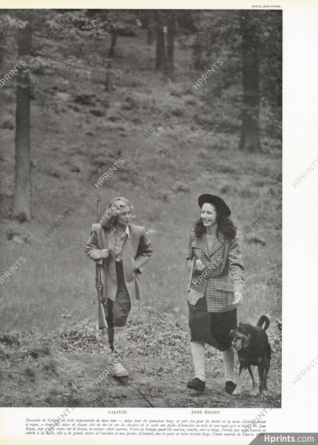 Calixte, Jane Regny 1946 Huntress, Photo Jean Moral