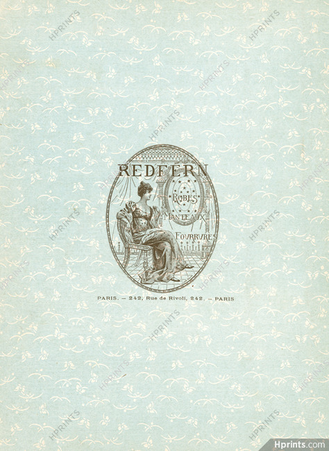 Redfern (Couture) 1902 Robes, Manteaux, Fourrures, 242 Rue de Rivoli