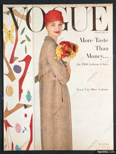 Vogue (USA) 1956 February 15, Screen designed by Mary Suzuki,