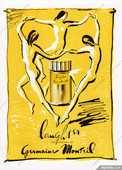 Germaine Monteil (Perfumes) 1942 Laughter