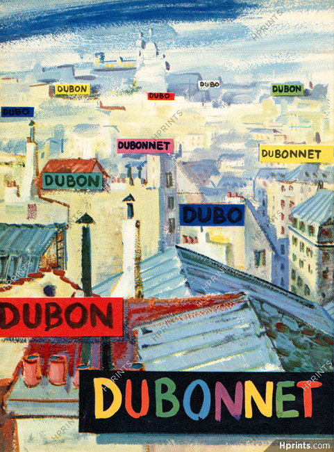 Dubonnet 1953 Toits de Paris, Sacré-Coeur
