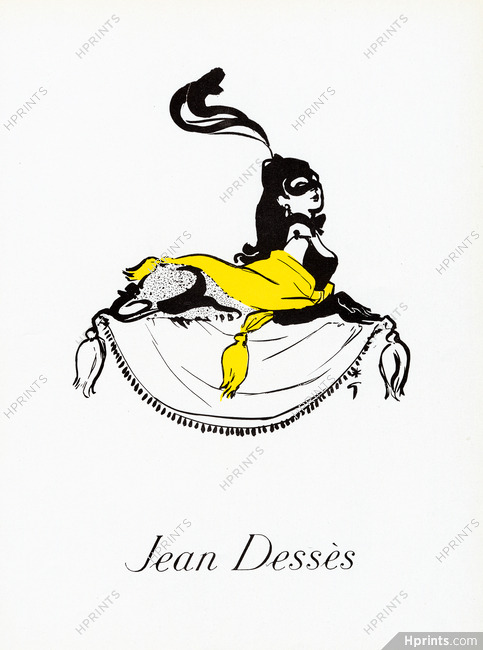 Jean Dessès 1953 René Gruau, Sphinx